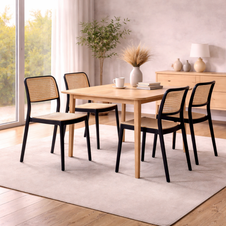 Krzesło restauracyjne K31 - natural/czarne