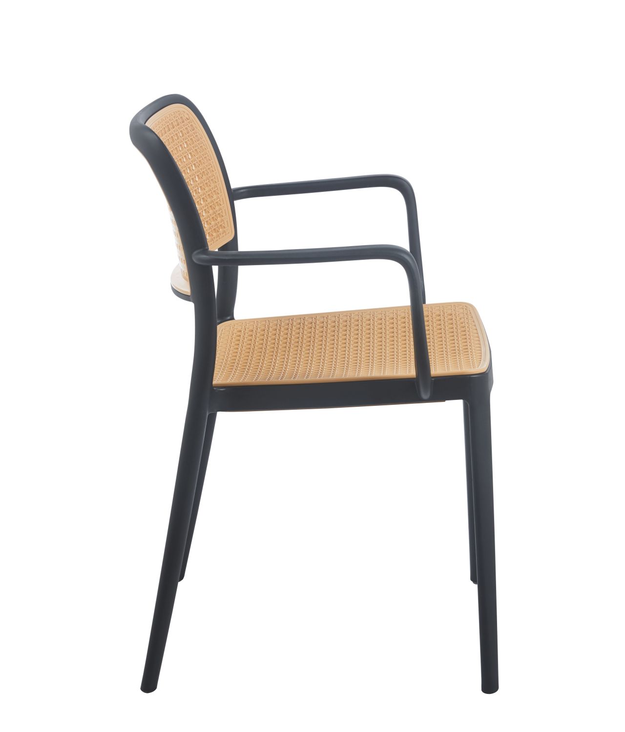 Krzesło restauracyjne K31 B - natural/czarne - obrazek 4