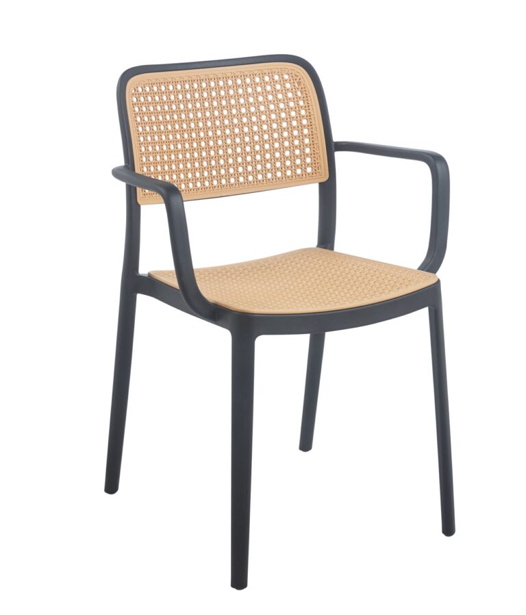 K31 B Restaurant Chair - Natural/Black