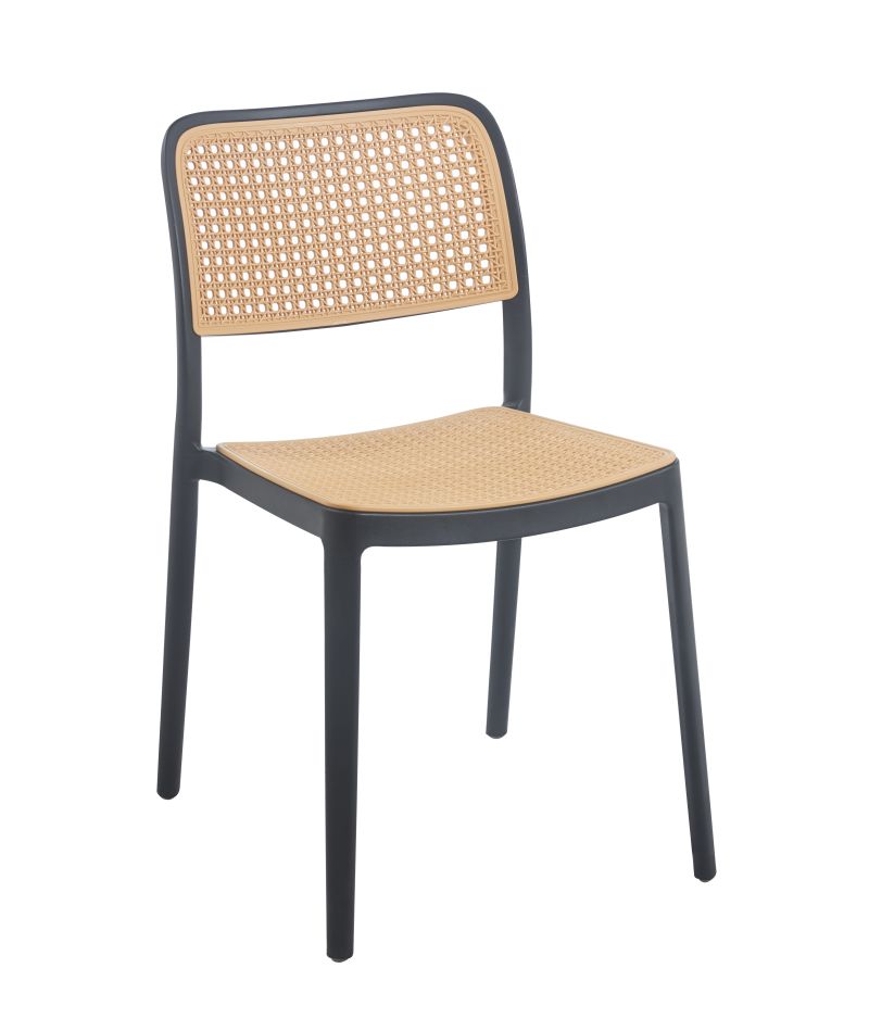 Krzesło restauracyjne K31 - natural/czarne