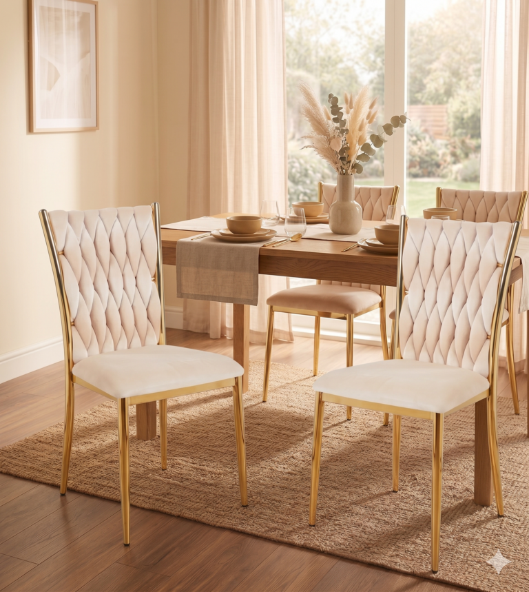 Velvet chair (beige) K37