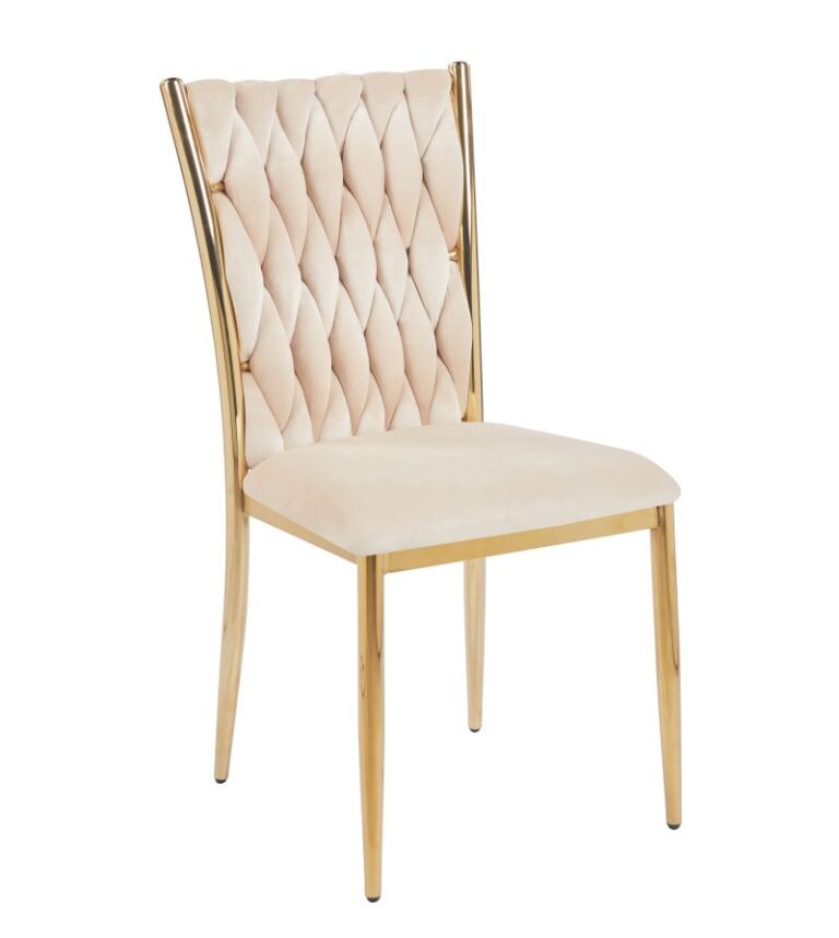 Velvet chair (beige) K37
