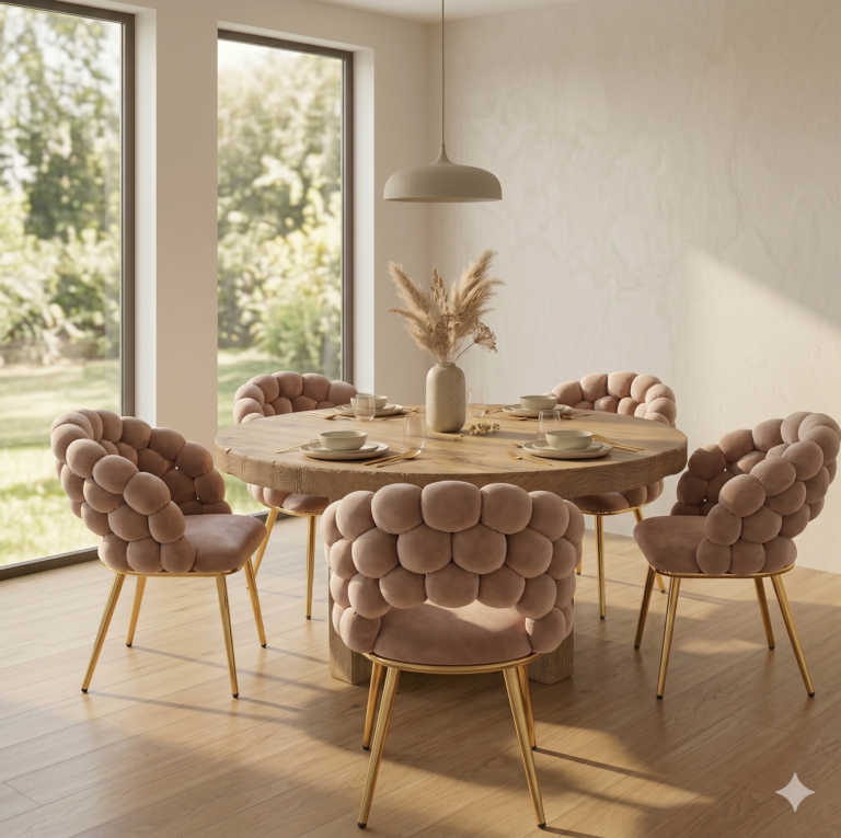 Velvet chair (cappuccino)