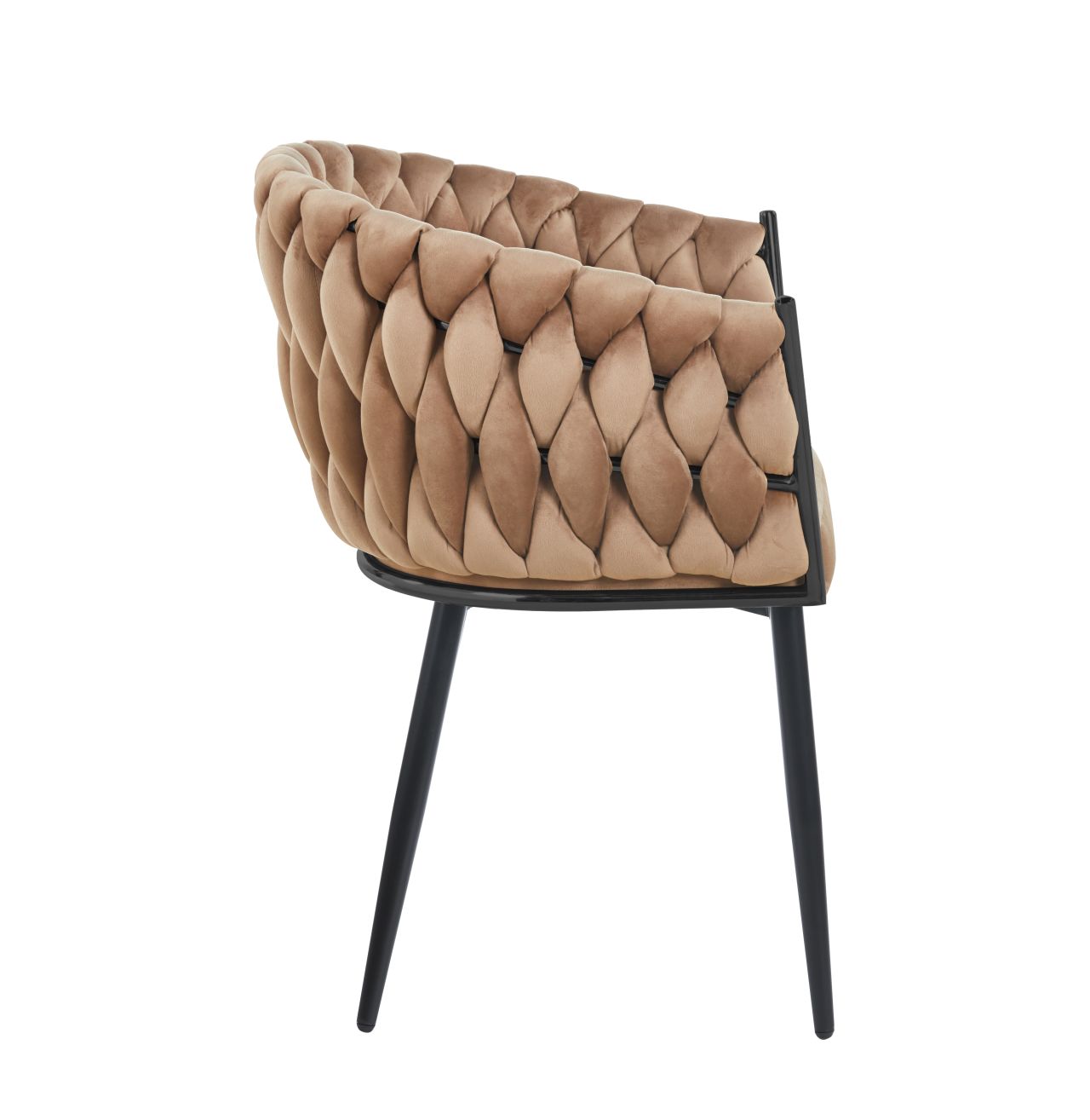 Krzesło velvet (cappuccino) K7 - Image 3