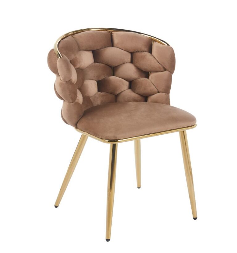Krzesło velvet (cappuccino) K47