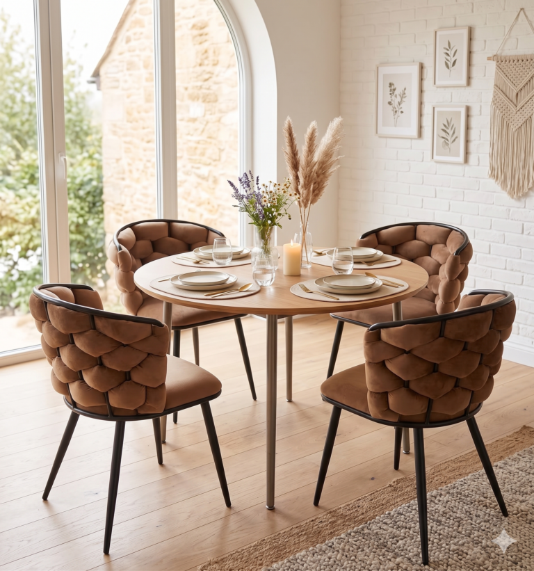Velvet chair (cappuccino) K47B
