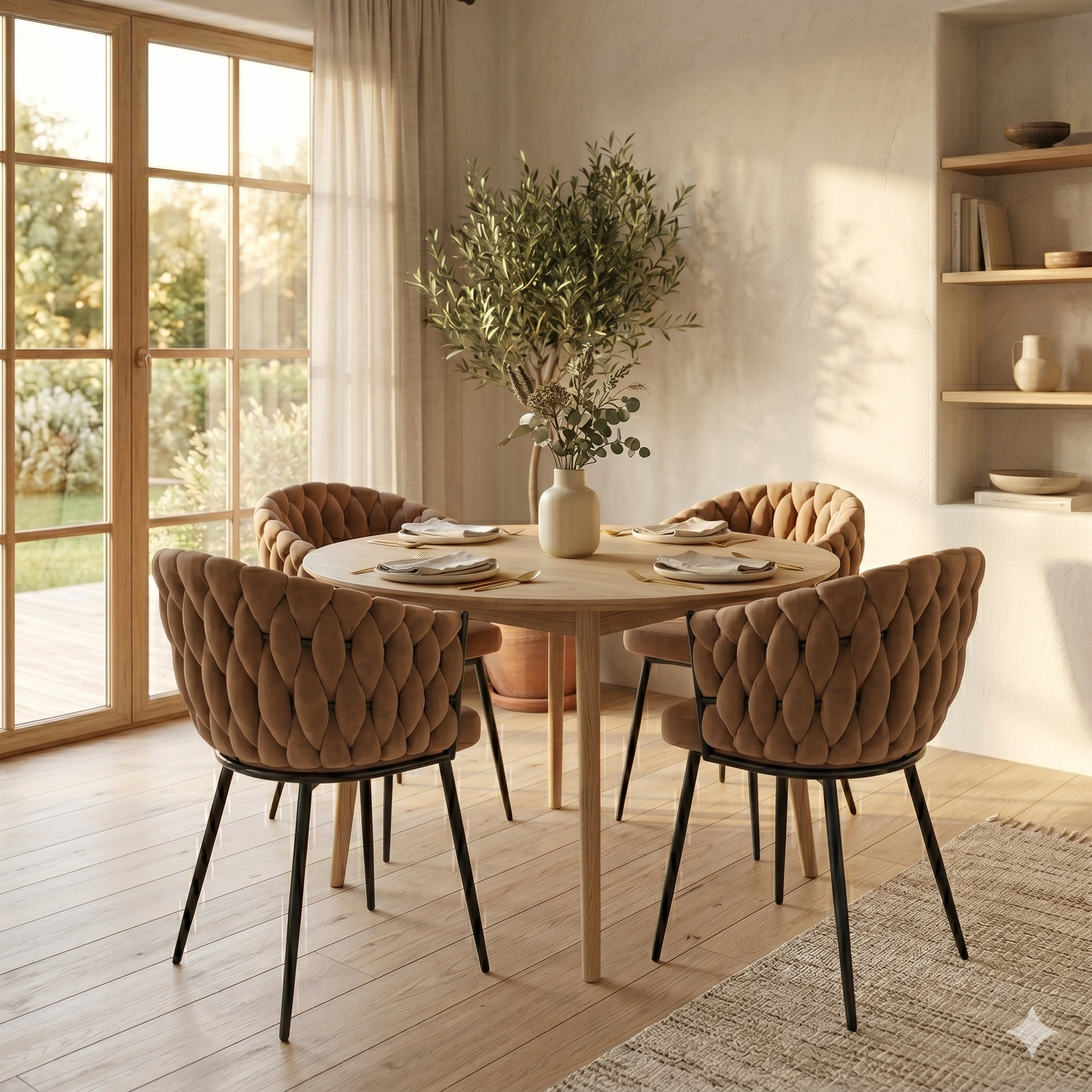 Krzesło velvet (cappuccino) K7 - Image 2