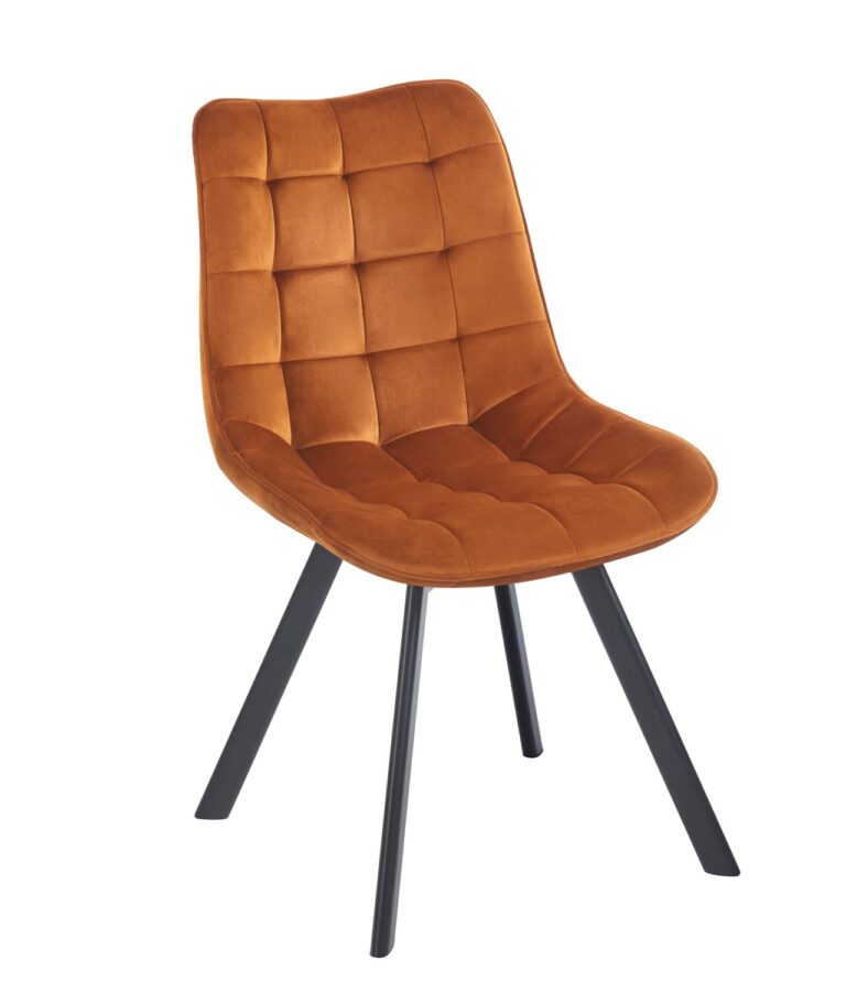 Velvet chair (cinnamon) J265