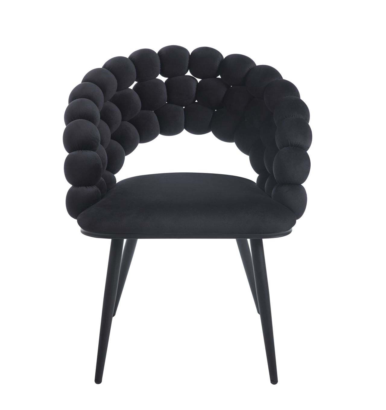 Krzesło velvet (czarne) K20B - Image 3