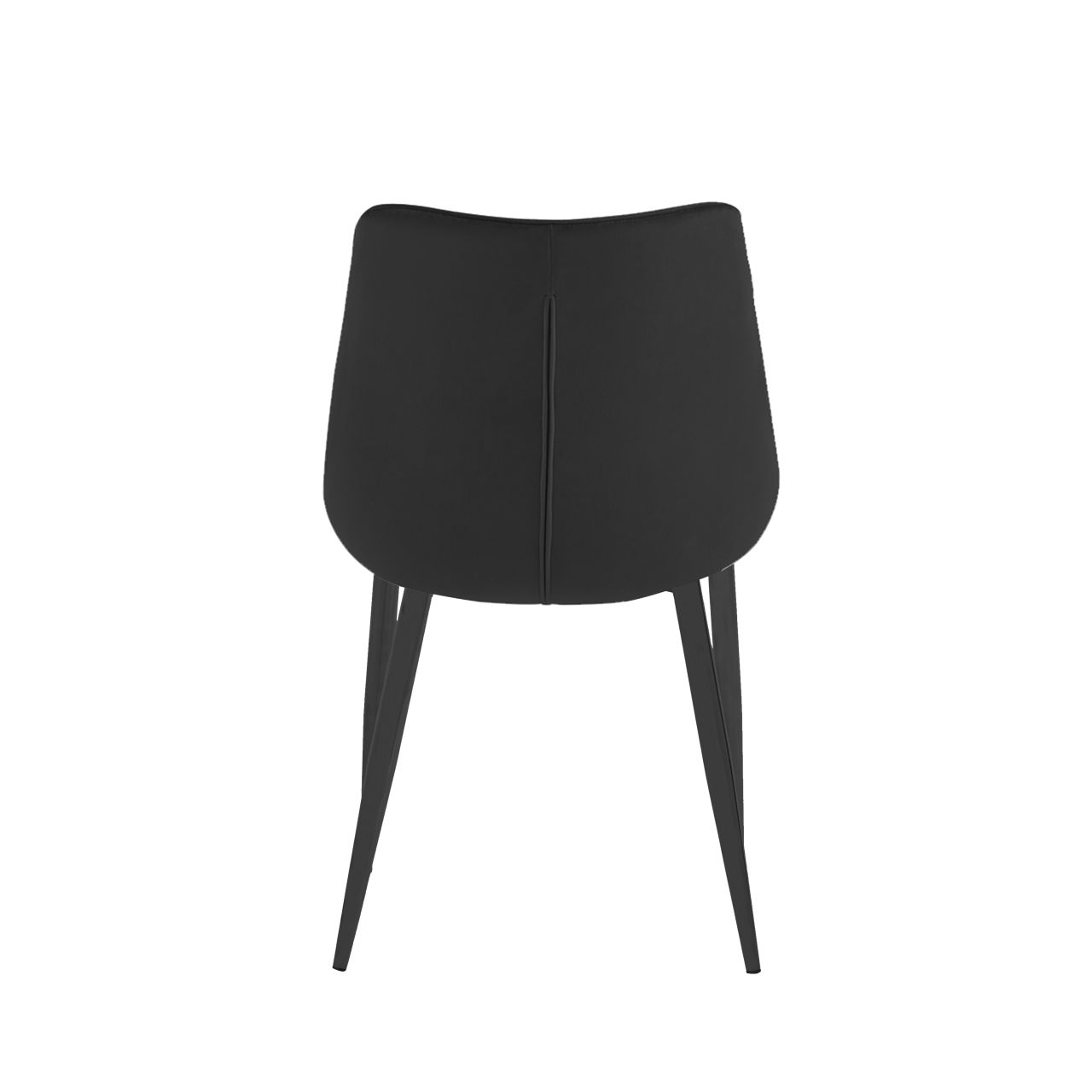 Krzesło velvet (czarne) / czarne nogi  J262 - Image 5
