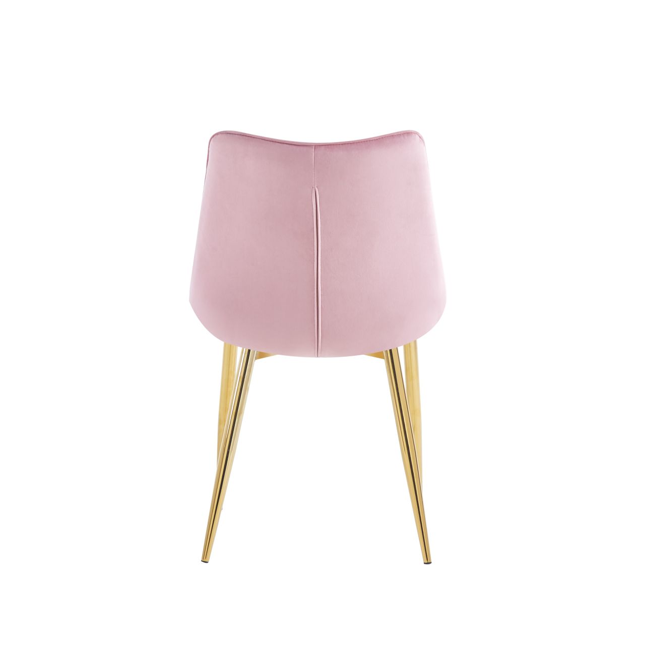 Krzesło velvet (różowe) / złote nogi J262 - Image 5
