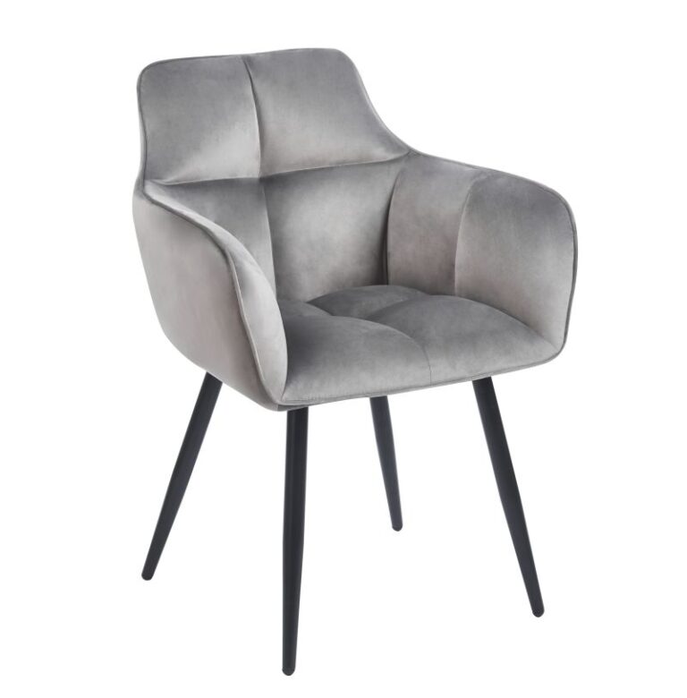 Krzesło velvet (szare) K40