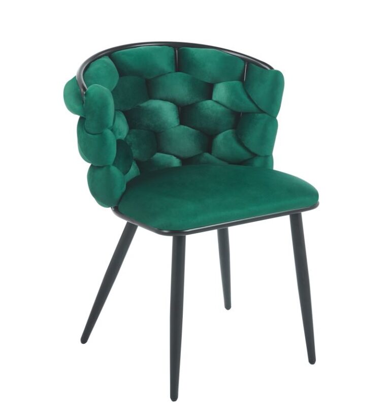 Velvet chair (green) K47