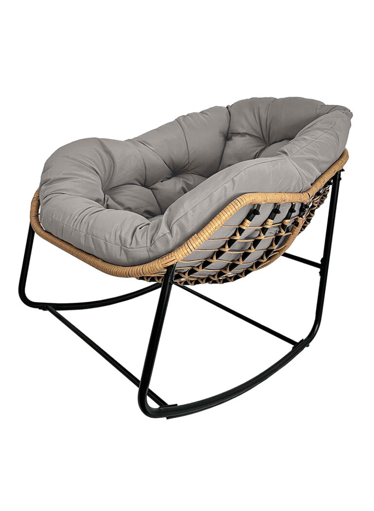Leo Ash-Gray Garden Armchair