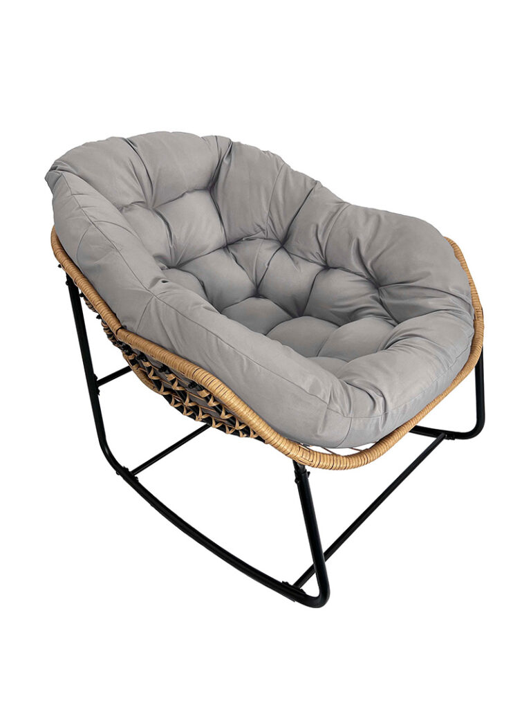 Leo Ash-Gray Garden Armchair