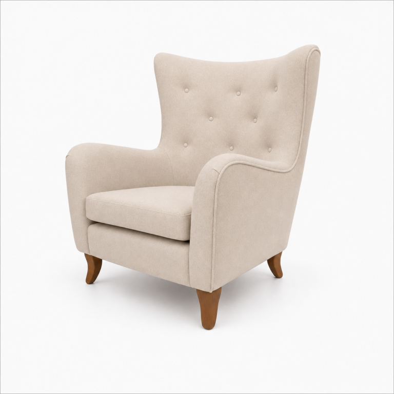 Lumina U-shaped Upholstered Armchair