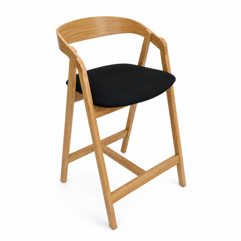 H-7 Wooden Bar Stool