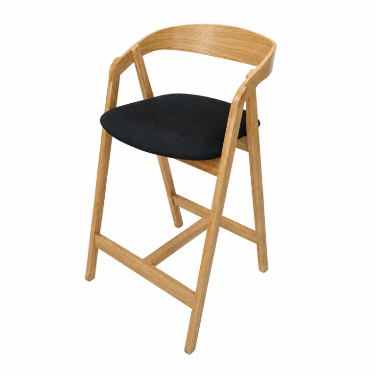 H-7 Wooden Bar Stool