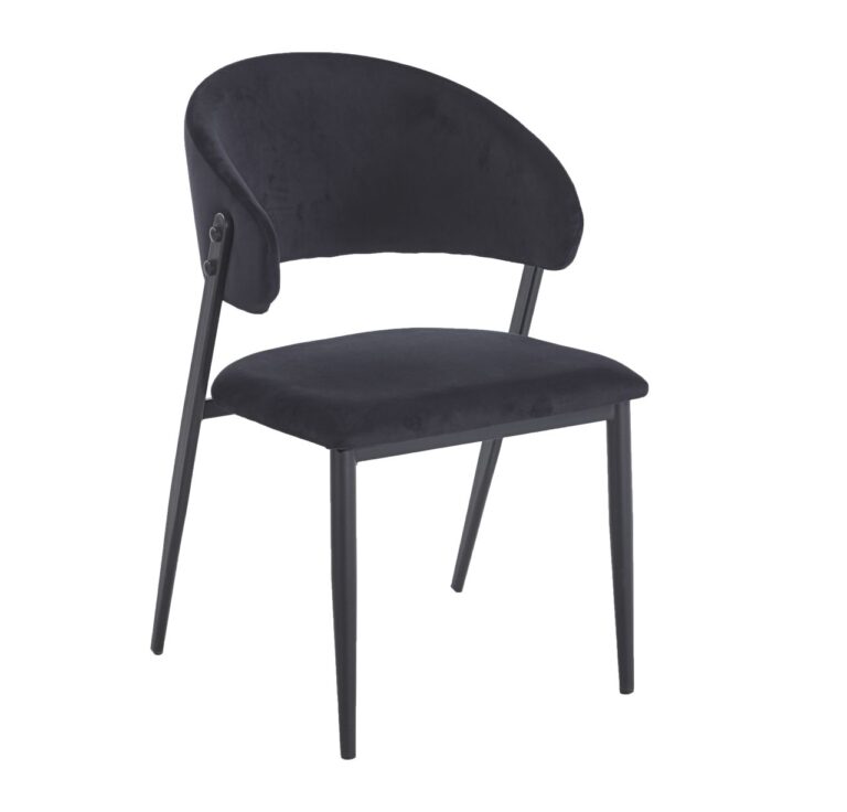 Riviera 100 Black Velvet Chair
