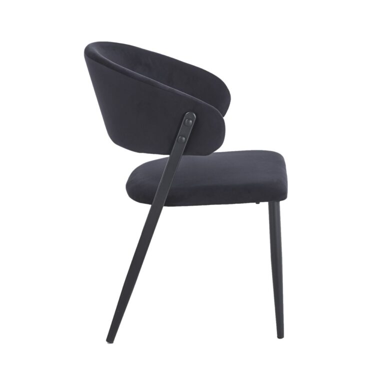 Riviera 100 Black Velvet Chair