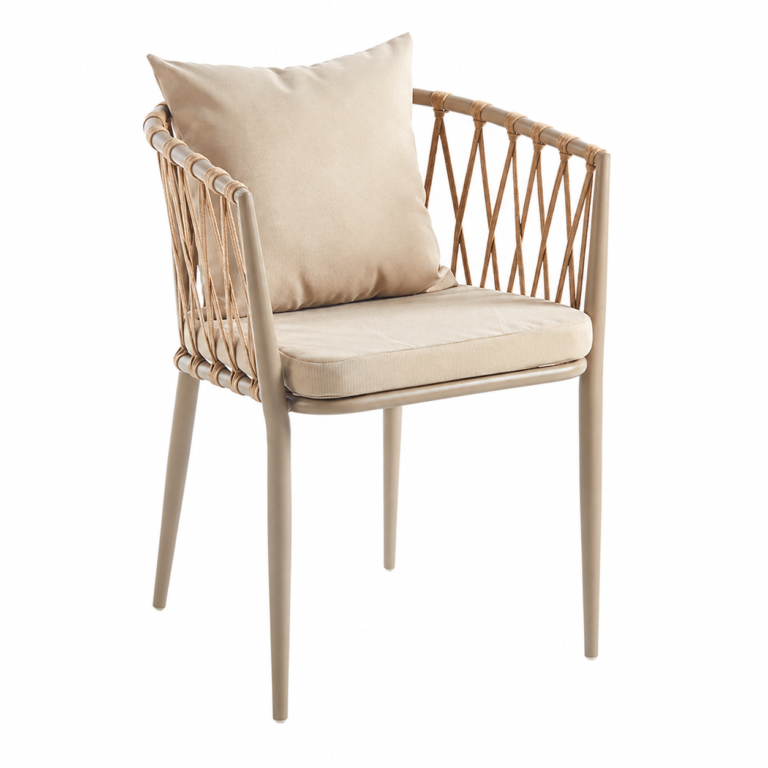 Garden chair with cushions