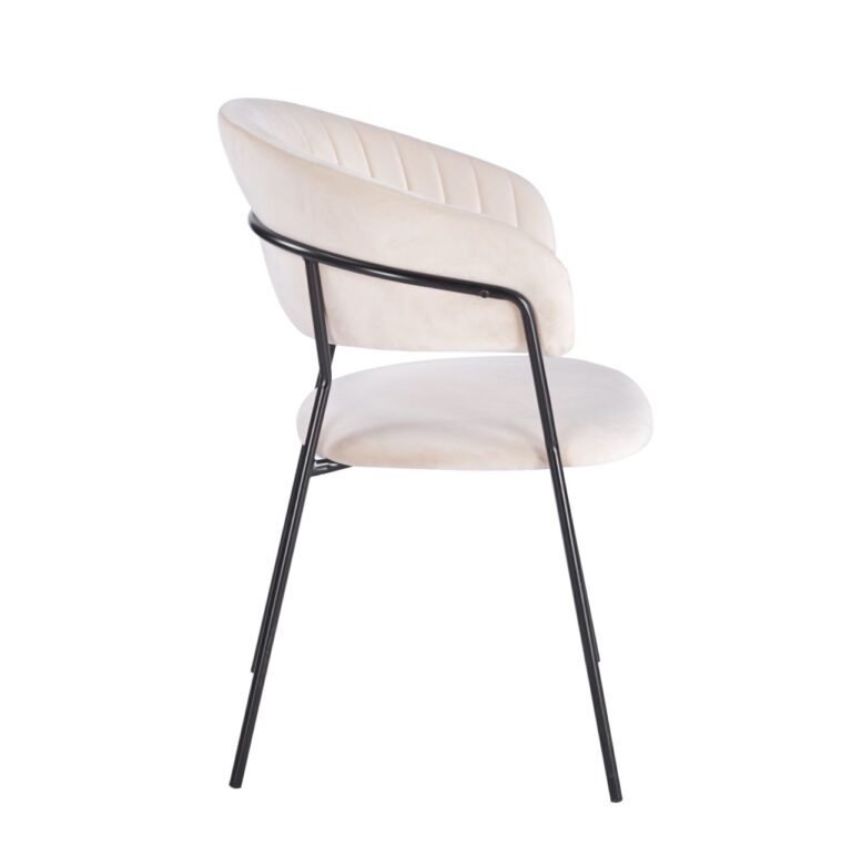 Samtstuhl – Riviera 06, beige