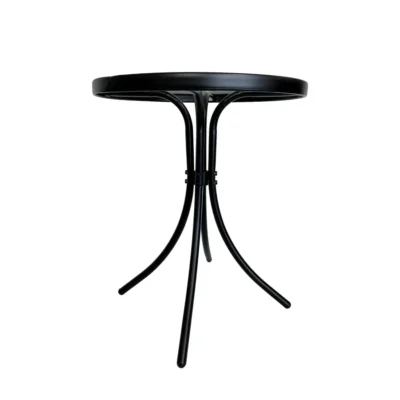 Stylowy stół Terni 60 cm z hartowanym blatem, idealny do wnętrz i na zewnątrz - Thumbnail Image 2