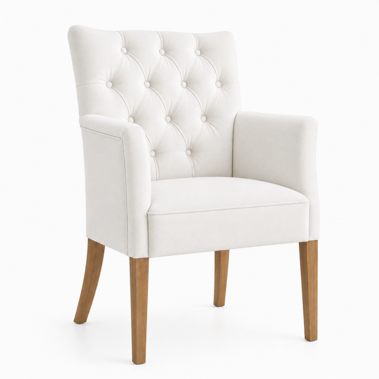Carlo F26 Upholstered Armchair - Quilted